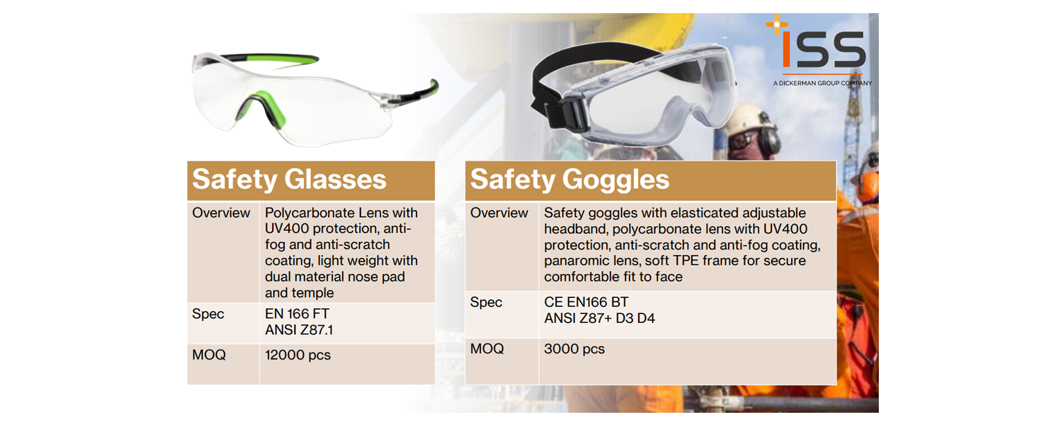 Safety glasses and Safety Goggles